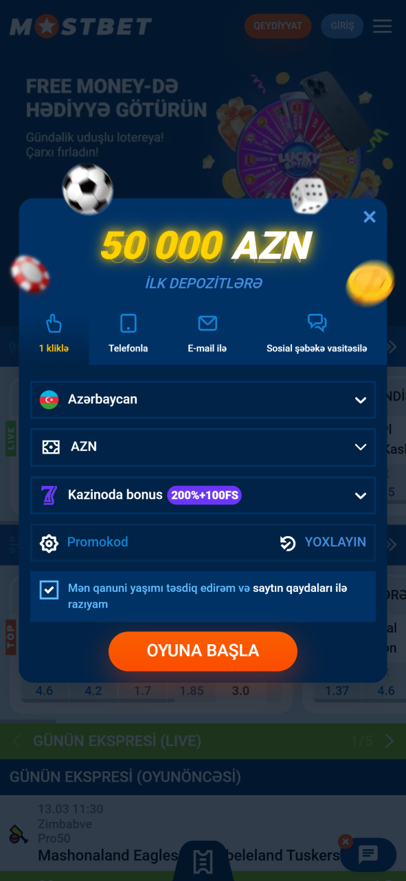 Mostbet kazinosunda böyük uduşlar qazanmaq üçün hesab açın.