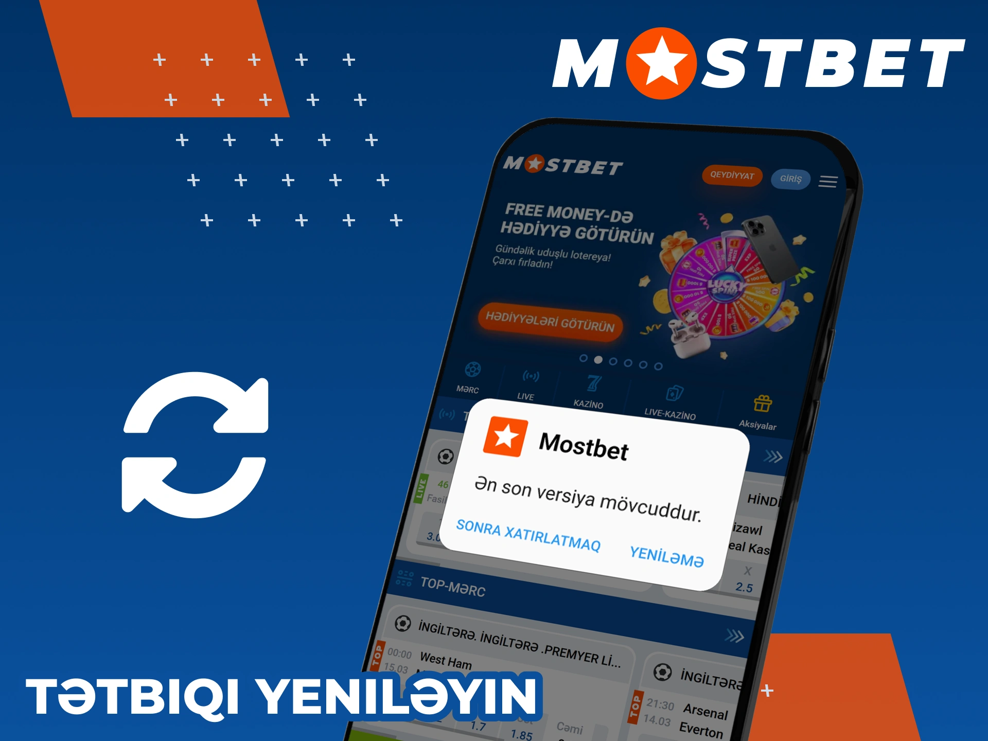 Bu addımları izləyərək Mostbet tətbiqini ən son versiyaya yeniləyin.
