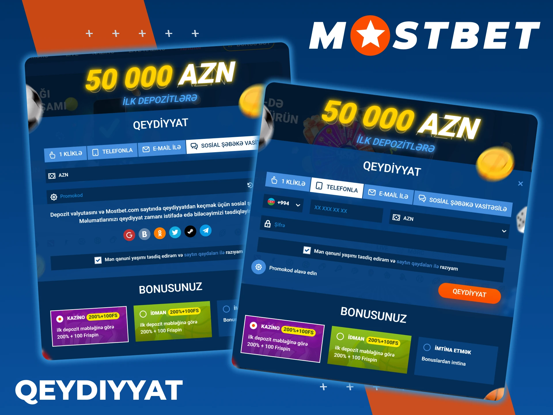 Mostbet qeydiyyat prosesi ilə sürətli şəkildə yeni hesab açın.