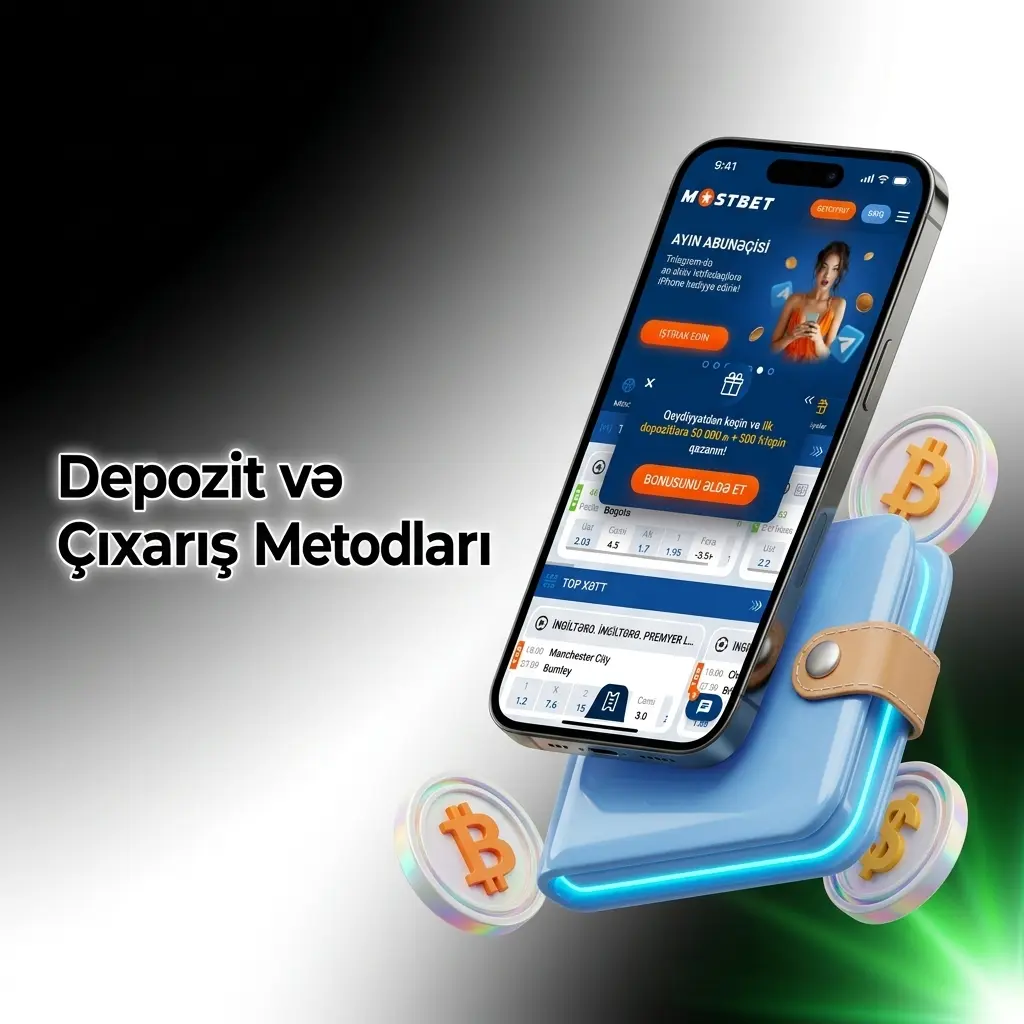 Mostbet AZ depozit və çıxarış metodları: Visa, MasterCard, Kapital Bank, M10, Kriptovalyuta