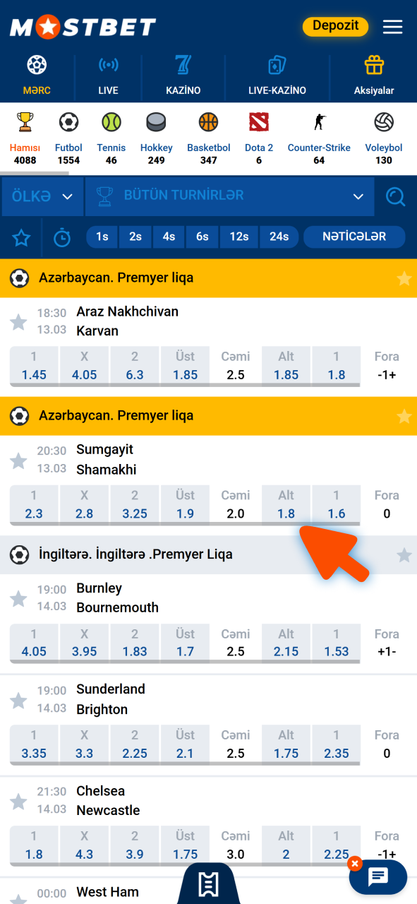 Mostbet-də qeydiyyatdan keçmiş xoş gəldin bonusu ilə oyun oynamağa və ya mərc etməyə başlayın.